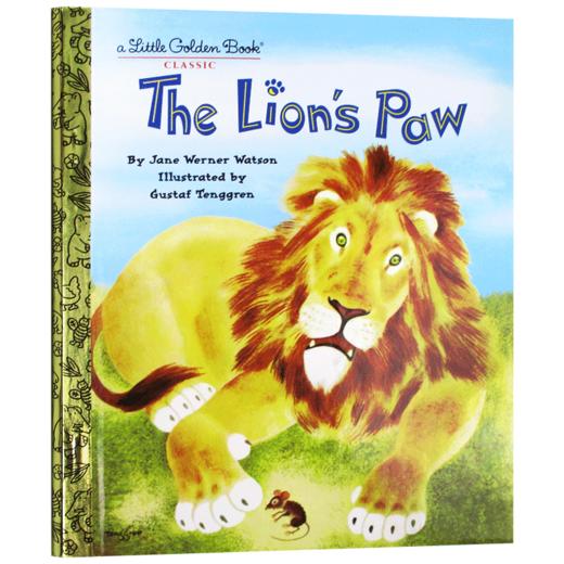 狮子脚上有根刺 英文原版绘本 The Lion's Paw 兰登金色童书 儿童动物故事启蒙图画书 英文版进口原版英语书籍 商品图3