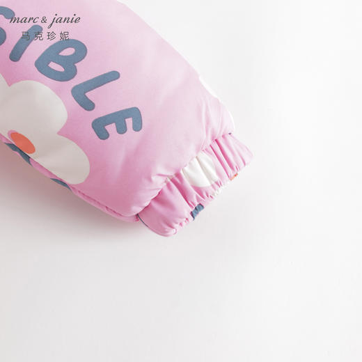 【杜邦棉】马克珍妮冬装新款 男女童无感印花加绒棉衣外套231306 商品图4