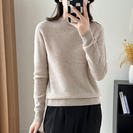 SONA AUTUMN YC00602 半高领金豆全羊毛衫 商品图6