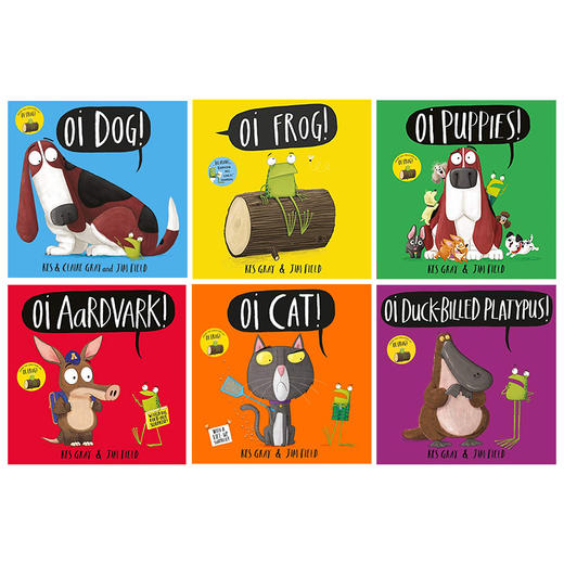韵律启蒙绘本6册（Oi）趣味动物 英文原版 商品图1