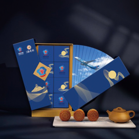 南航空厨云端月圆月饼礼盒（八个装 480g）