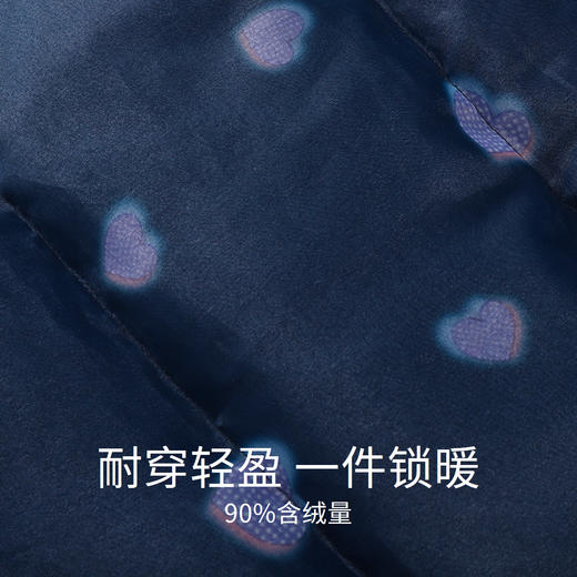 【御寒-5~5℃】女童长款羽绒服轻盈柔软外套安奈儿童装EG345097 商品图3