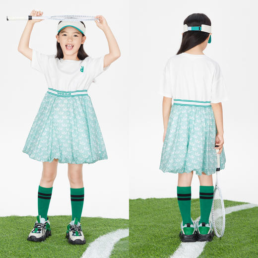 【实体店同款】女童连衣裙夏装新款甜美拼接蓬蓬裙子安奈儿童装AG323659 商品图4