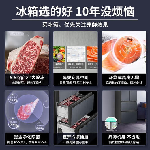 海尔/冰箱/BCD-409WLHFD7DSR 商品图1