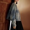 裁缝学苑AQ205 复古夹克立领牛仔外套纸样女装上衣做衣服样衣打版 商品缩略图4
