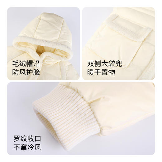 【御寒-5~5℃】女童时尚洋气长款羽绒服外套安奈儿童装EG345168 商品图7