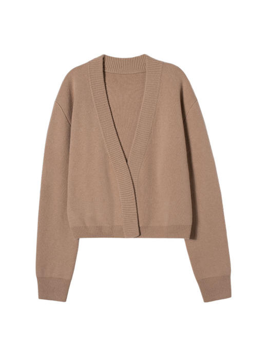 322工房针织西装羊绒混纺开衫长袖纯色秋冬宽松加厚毛衣外套A942 商品图4