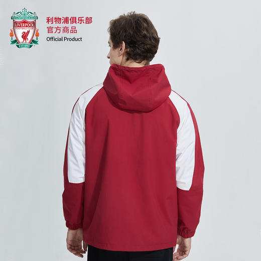 利物浦俱乐部官方商品丨红白休闲户外防风防水外套秋冬加绒保暖 商品图2
