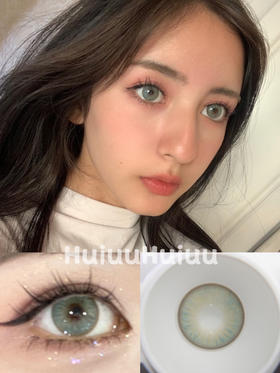 【中直径】Kumicon--AI绿瞳-14.2mm【月抛 0-800度 无525/575】