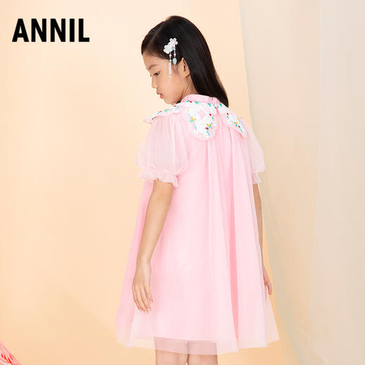 【实体店同款】女童短袖连衣裙夏款中国风安奈儿童装AG323668 商品图3