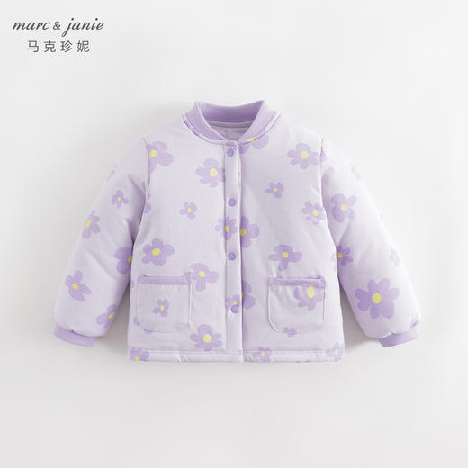 【杜邦棉】马克珍妮男女童保暖棒球领夹棉外套儿童冬装上衣231261 商品图2