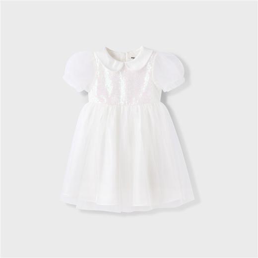 【实体店同款】女童礼服裙新款洋气生日公主裙演出服安奈儿童装AG323650 商品图5