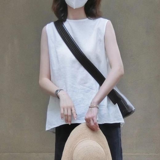 裁缝学苑AX104亚麻无袖背心纸样女夏上衣圆领娃娃衫小衫服装打板 商品图1