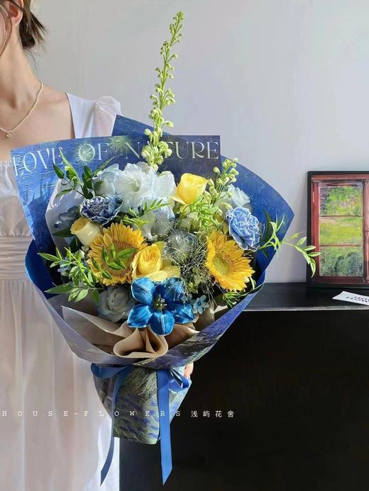 油画氛围系列星空/向日葵-10张 53*37cm 商品图4