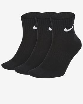 Nike耐克 Everyday Lightweight 速干训练短袜（3 双）SX7677-010