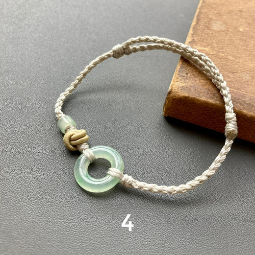 翡翠平安扣路路通手绳 商品图11