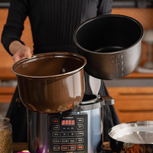 HYUNDAI电压力锅 | 高压烹煮，蒸煮炖焖样样精通，一口锅顶半个厨房 商品图4