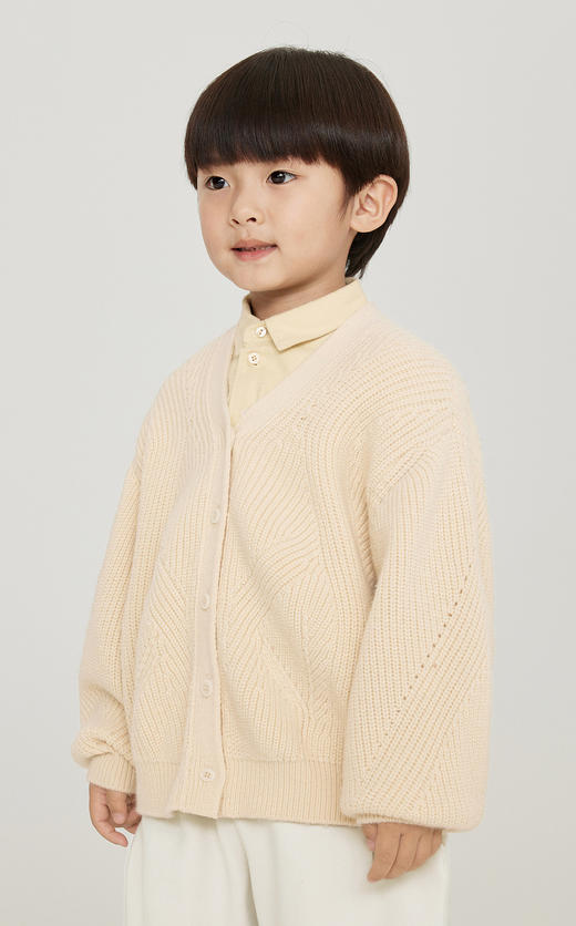 jnby  23年秋款  简约气质开襟毛衫 1N9310730 商品图3