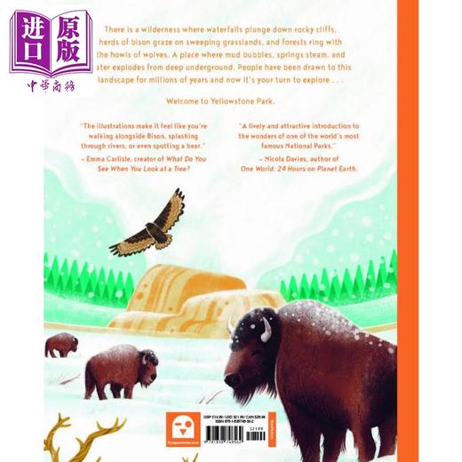 【中商原版】黄石公园Bianca Austria Yellowstone 英文原版 儿童科普绘本 少儿知识百科图画书 精装精品绘本 进口儿童读物 商品图4