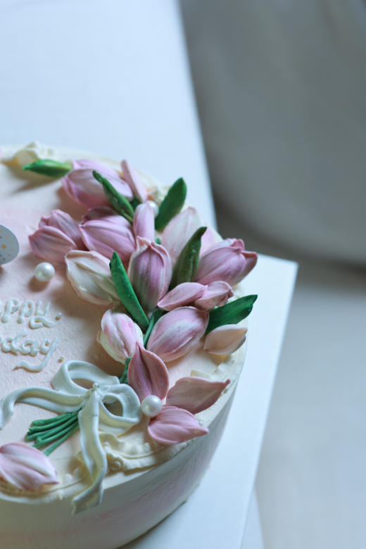 刮刀花艺术蛋糕（默认写Happy Birthday） 商品图3