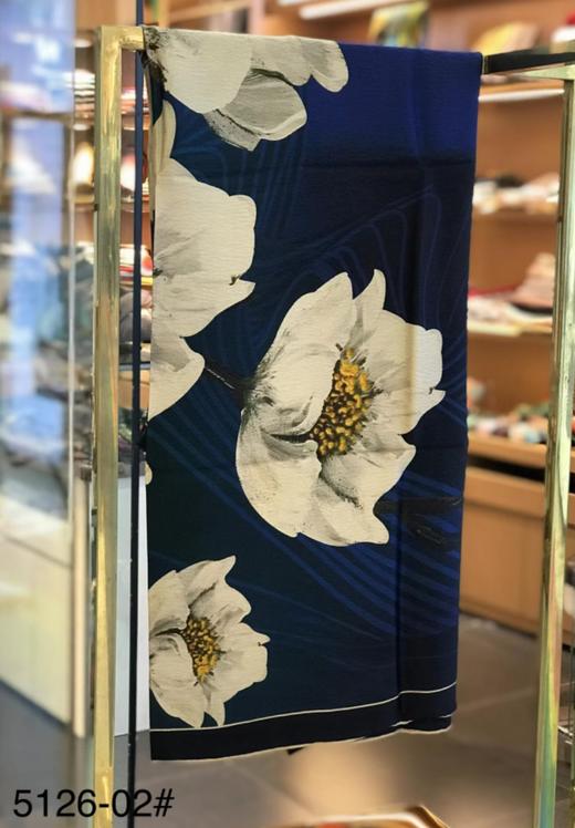 优品堂【雍容华贵3】珍珠缎薯莨110桑蚕丝方巾 商品图12