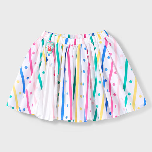 【实体店同款】女童半身裙夏季新款宝宝运动彩虹裙子安奈儿童装XG323613 商品图4