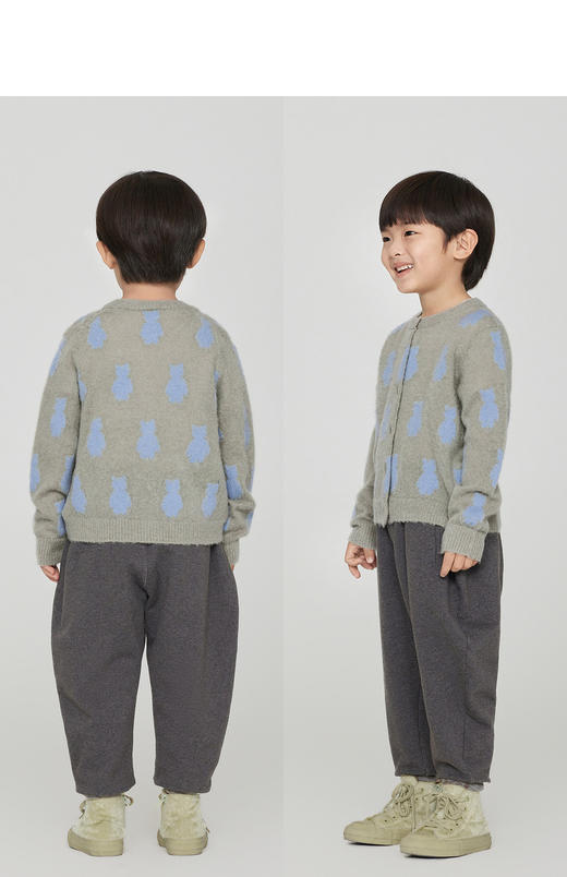 jnby  23年秋款  可爱图案开衫长袖衬衫  1N9310160 商品图5