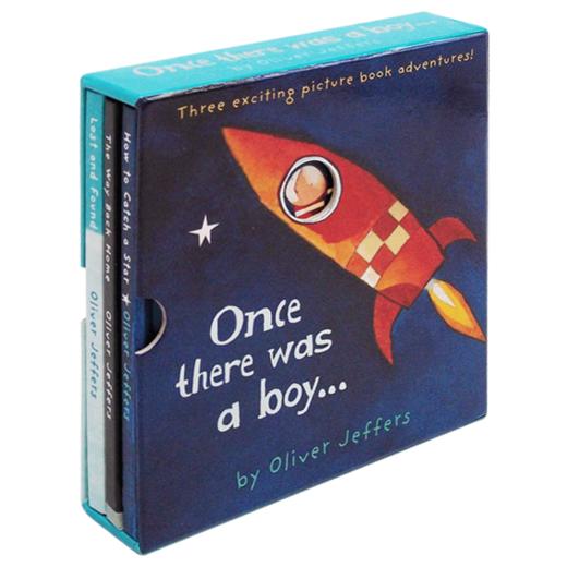 Oliver Jeffers 摘星星的孩子系列 智慧小孩3本套装 英文原版绘本 Once There Was a Boy 怎样摘星星 奥利弗杰夫斯 英文版英语书籍 商品图4