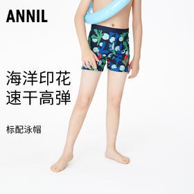 【实体店同款】男童平角泳裤速干泳装夏新款安奈儿童装JB317616