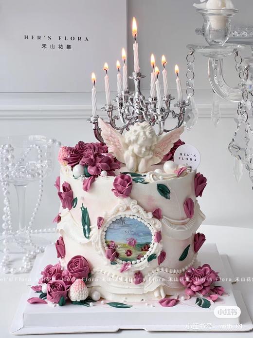 韩式裱花送女生女士蛋糕-低糖处理无添加 商品图7