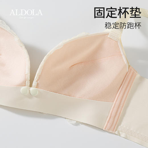 雅黛俪前开扣便携哺乳文胸女蕾丝舒适透气产后专用内衣女 商品图4
