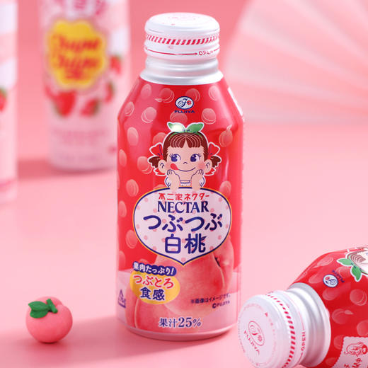 不二家 25%白桃味果汁饮料380g 商品图1