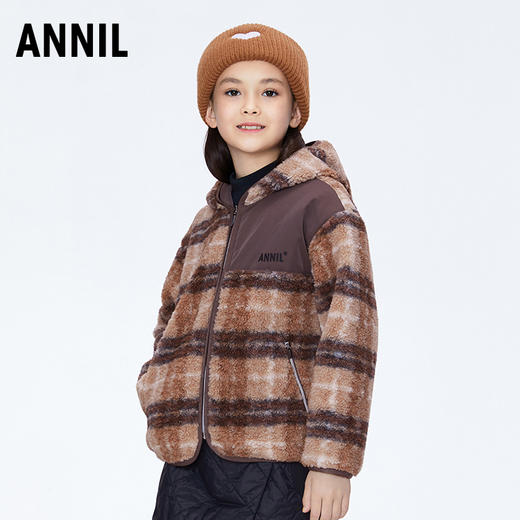 【经典系列】【实体店同款】男童女童夹克外套2023年秋季新款安奈儿童装AM335688 商品图1