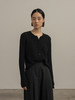 322工房经典再造纯山羊绒针织绞花开衫2023秋冬百搭纯色外套B154 商品缩略图3