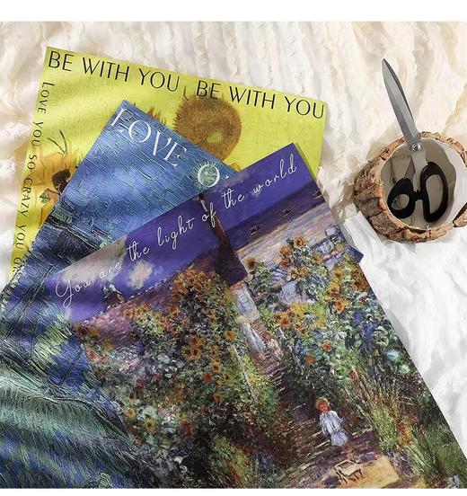 油画氛围系列星空/向日葵-10张 53*37cm 商品图9