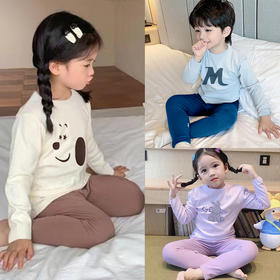 39.9元 2套 （两件加购）儿童保暖套装，可搭亲子装，好穿保暖不臃肿！