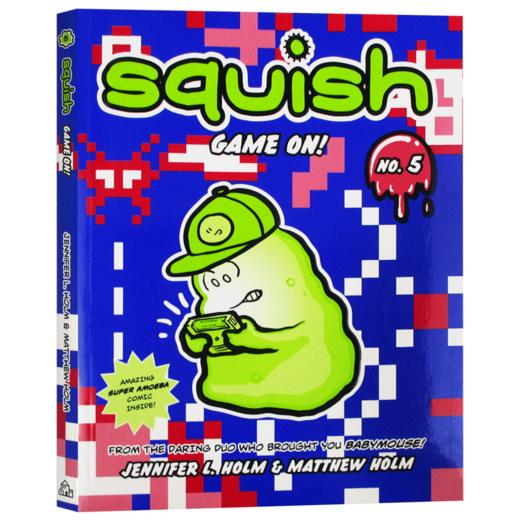 变形虫5 英文原版 Squish 5 Game On 纽约时报畅销书 英文版儿童漫画桥梁章节书 小学英语课外阅读 进口原版书籍 商品图3