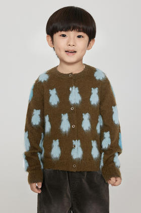 jnby  23年秋款  可爱图案开衫长袖衬衫  1N9310160