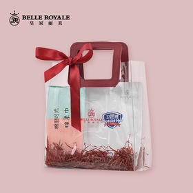 【不可售】ins风伴手礼透明创意手拎手提袋复古红色FZSTD2023