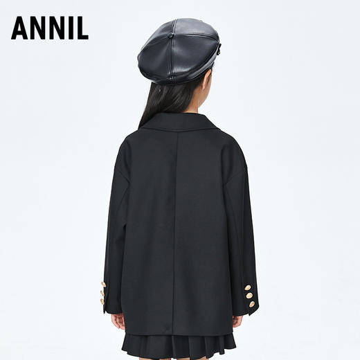 【实体店同款】女童学院风西装外套2023年秋季新款安奈儿童装AG335541 商品图3