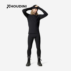 HOUDINI胡丁尼 Desoli Light Crew 迪索丽 男款美利奴羊毛长袖T恤840040