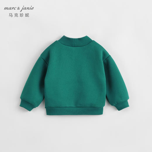 【加绒】马克珍妮冬装男童趣味外星人半高领卫衣 儿童上衣231205 商品图2