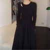 裁缝学苑AQ206长袖镂空针织连衣裙纸样女收腰显瘦长裙子服装裁剪 商品缩略图1
