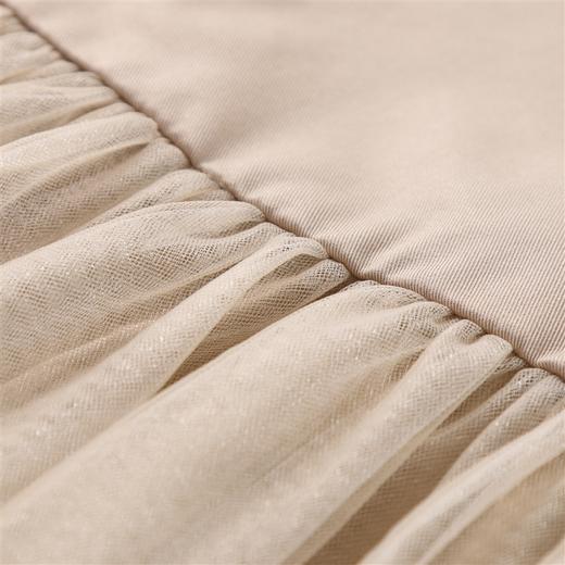 【实体店同款】女童学院风海军领网纱长袖连衣裙买即赠海军领2023年秋季新款安奈儿童装XG333704 商品图2