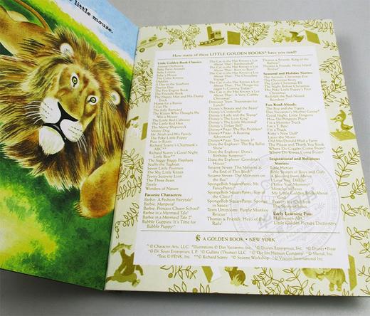 狮子脚上有根刺 英文原版绘本 The Lion's Paw 兰登金色童书 儿童动物故事启蒙图画书 英文版进口原版英语书籍 商品图1