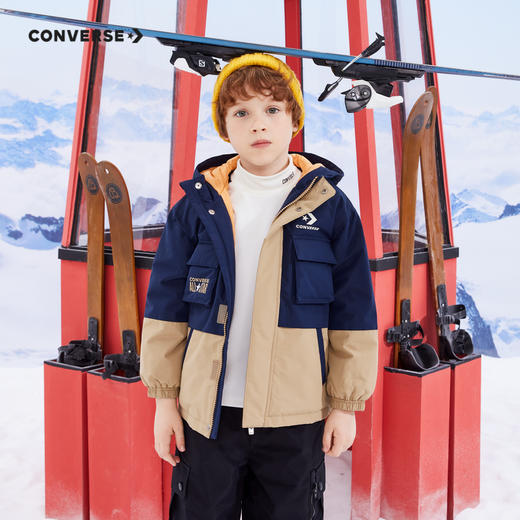 CONVERSE 匡威 冬 大童小童 儿童童装棉服 CNVB-MW-F065 商品图0