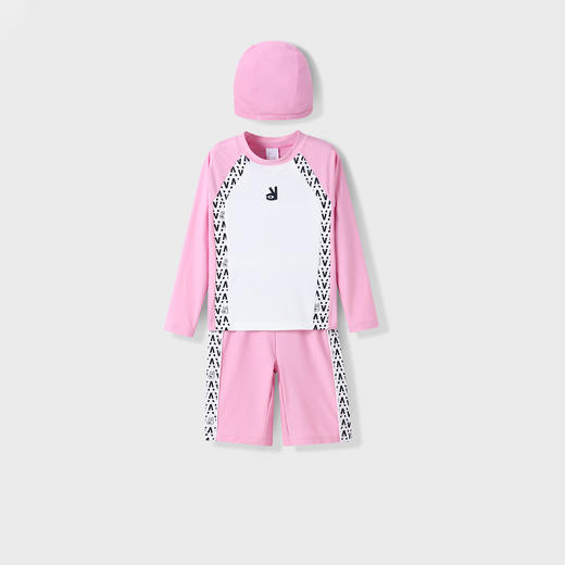 【实体店同款】男女童分体泳衣套装速干夏款安奈儿童装JM317609 商品图3