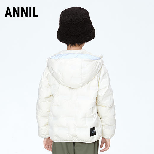 【轻薄5~15℃】男女童经典短款羽绒服外套安奈儿童装实体店同款AM335692 商品图3