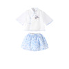 【实体店同款】【国风】女童套装夏装新款清新国风短袖两件套安奈儿童装AG321744 商品缩略图0