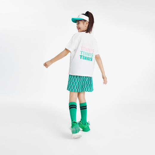 女童半身裙夏季新款女孩时尚雪纺百搭运动百褶裙子安奈儿童装EG323134 商品图3